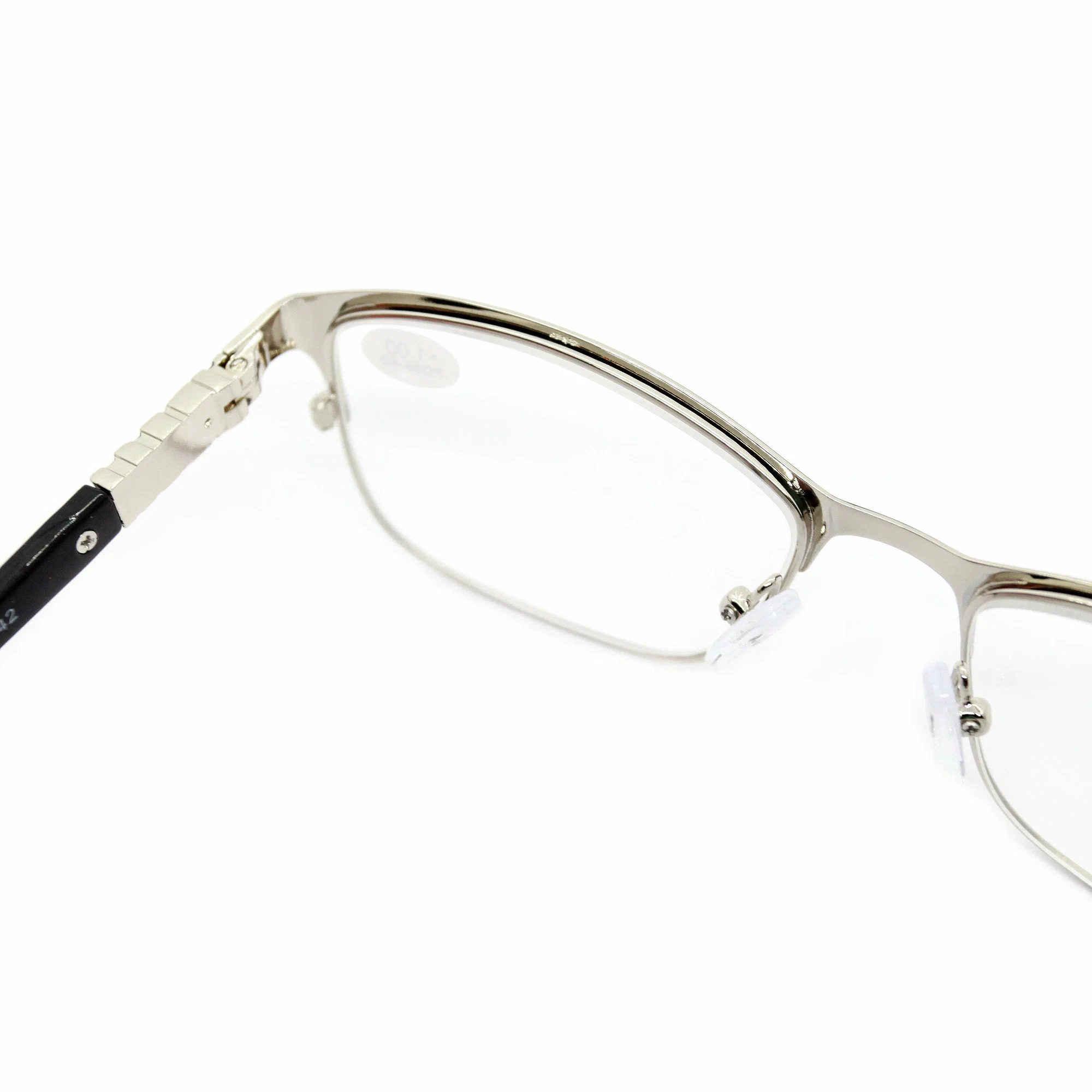 Готовые очки для зрения-чтения РЦ 58-60 (+2.00) GLODIATR 1913 C1, цвет черный, с футляром, РЦ 58-60