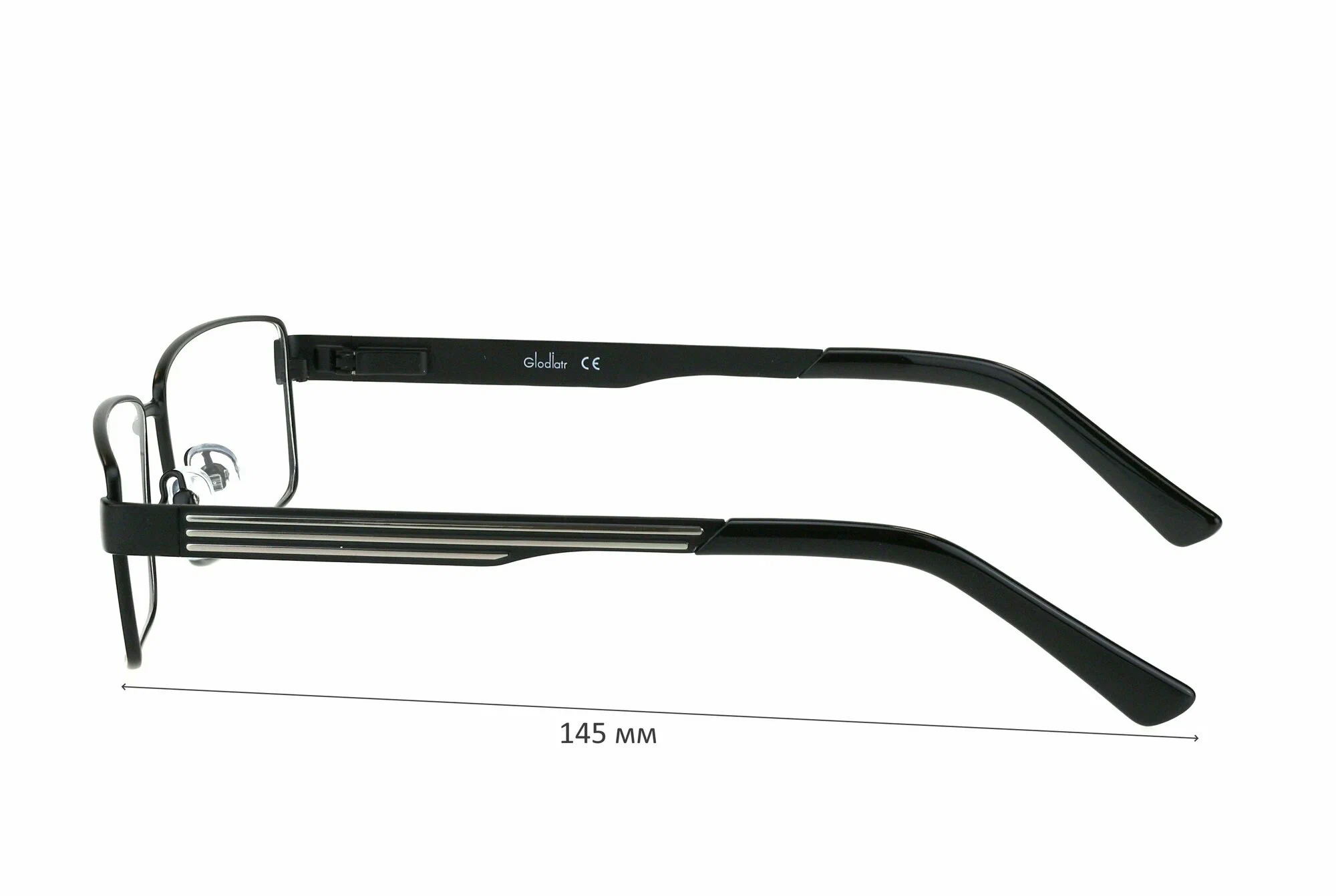 Готовые очки для зрения с футляром на магните GLODIATR мод. 1952 Цвет 6 с линзами ECOPLUS 1.56 HMC -1.50 РЦ 68-70