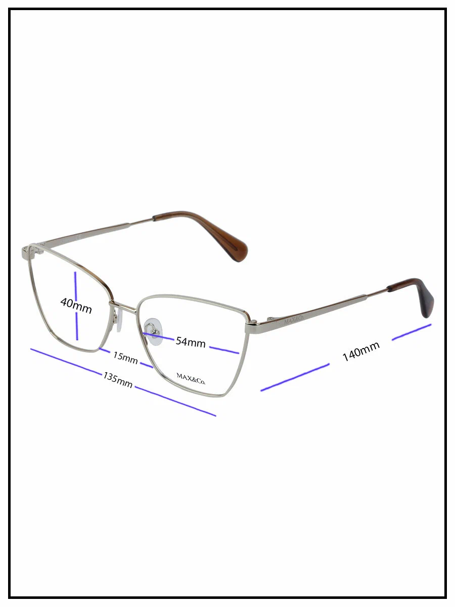 Оправа для очков женская полуободковая Dacchi