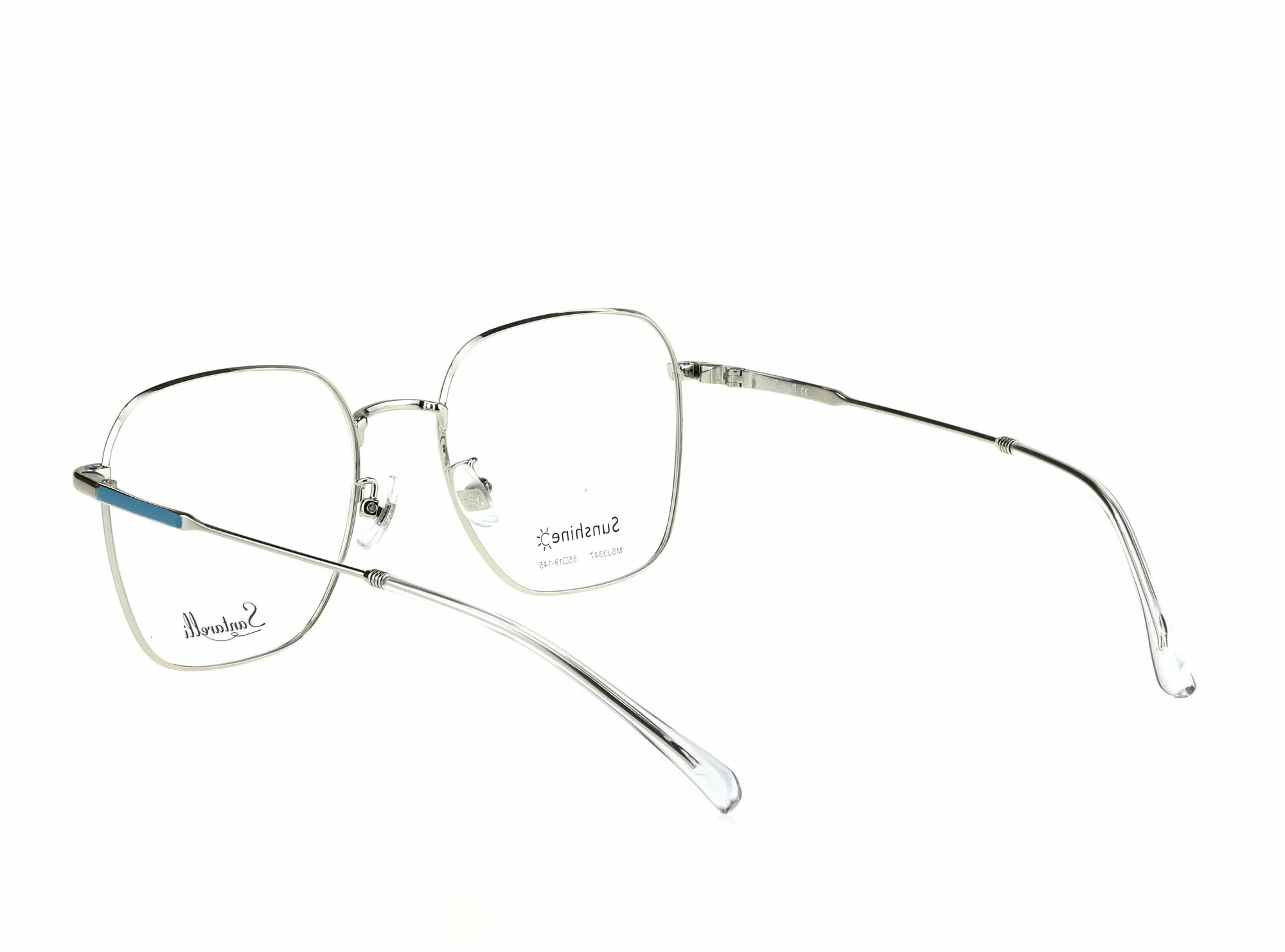 Готовые очки для зрения с насадкой и футляром на магните SANTARELLI мод. 3347 Цвет 20 с линзами ECOPLUS 1.56 HMC -1.25 РЦ 64-66