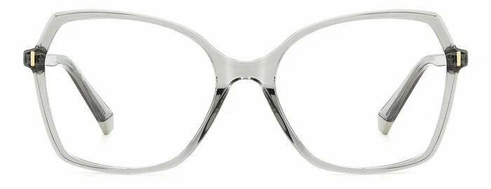 Женская оправа для очков Polaroid PLD D525 KB7, цвет: серый, бабочка, пластик