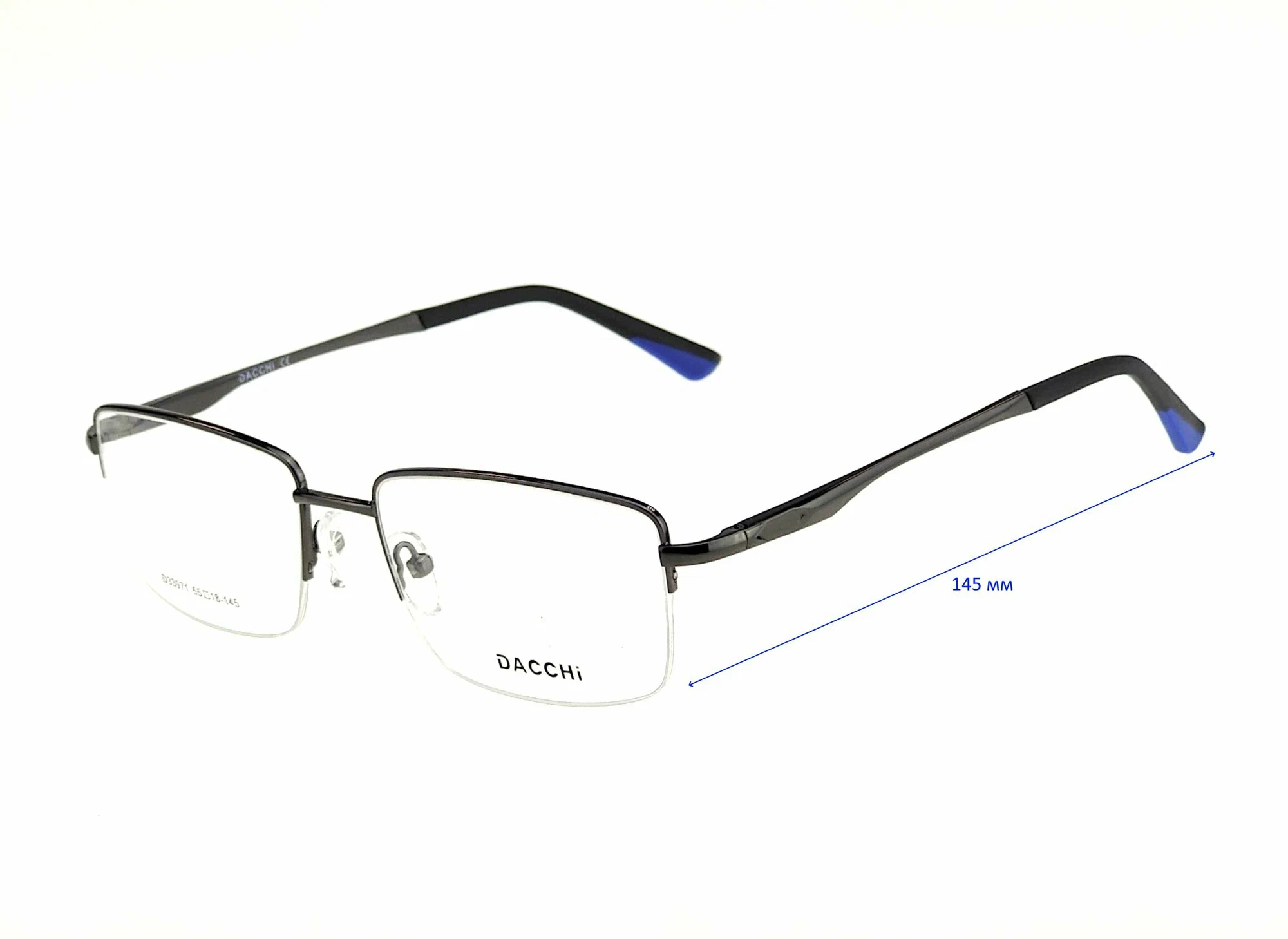 Очки для чтения с футляром-змейка DACCHI мод. 33971 Цвет 3 с линзами ECOPLUS 1.56 HMC +1.00 РЦ 66-68