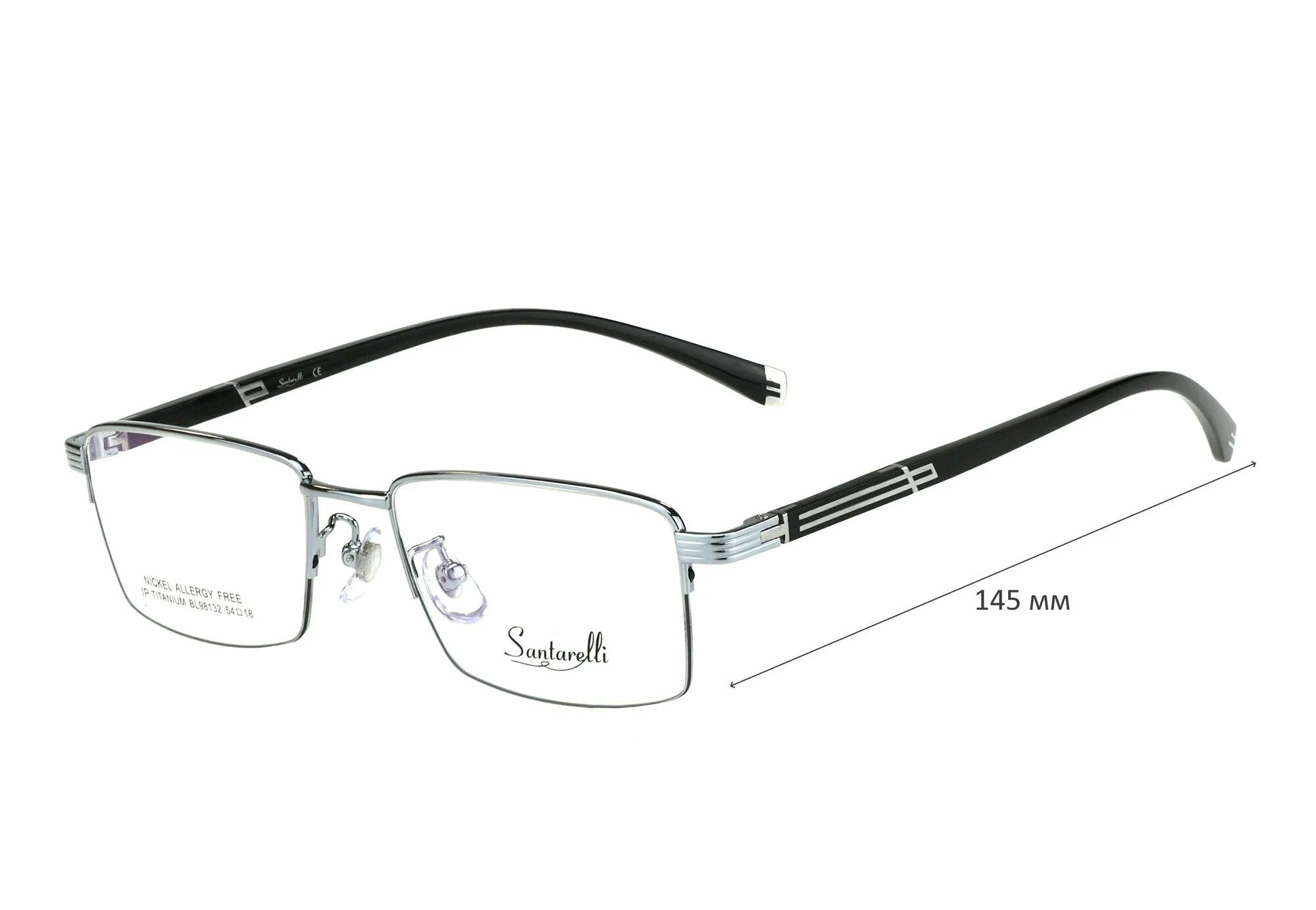 Очки для чтения с футляром на магните SANTARELLI мод. 98132 Цвет 3 с линзами ECOPLUS 1.56 HMC +0.75 РЦ 64-66