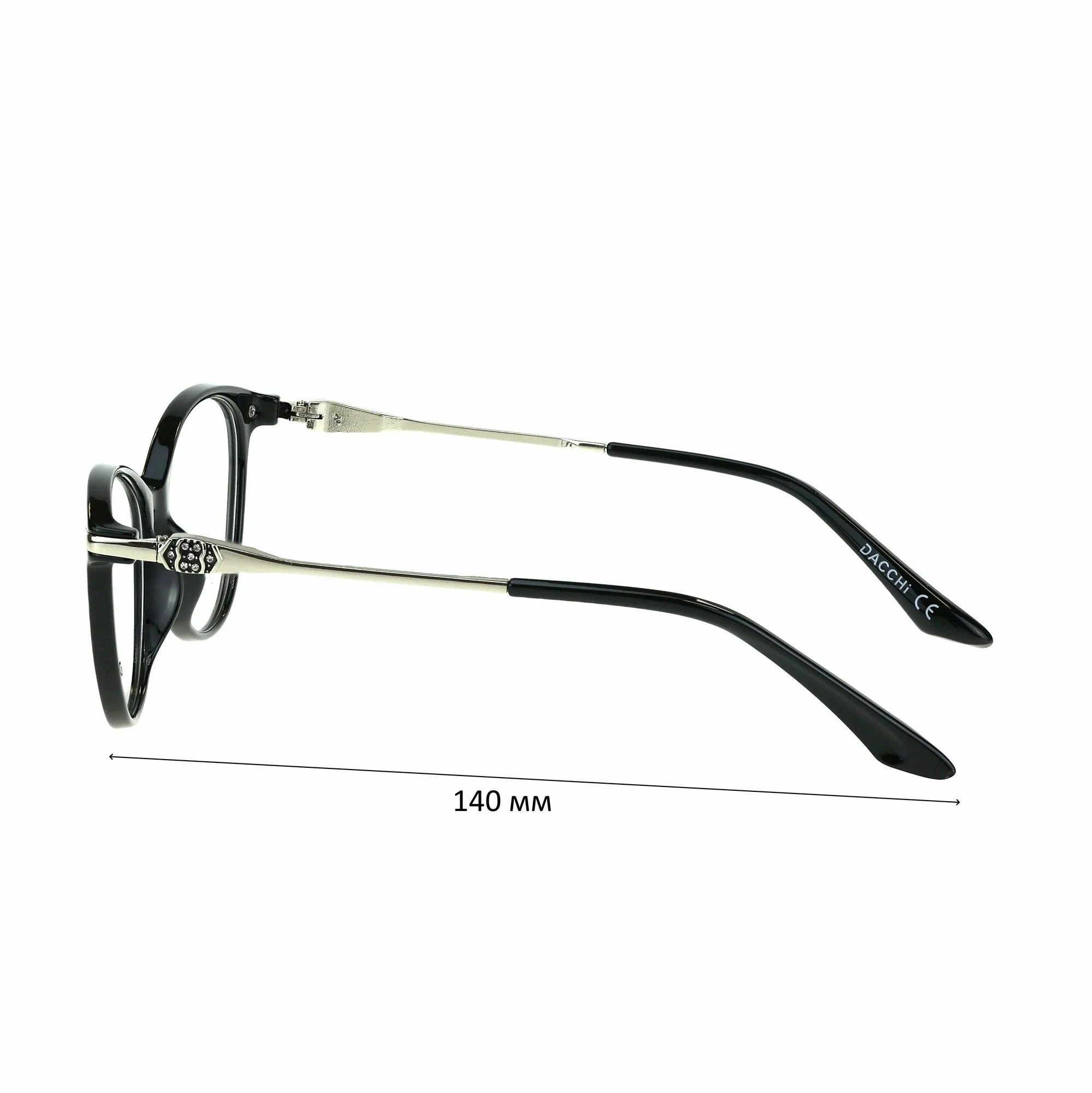 Очки для чтения с футляром-змейка DACCHI мод. 37756 Цвет 1 с линзами ECOPLUS 1.50 UC +3.50 РЦ 58-60