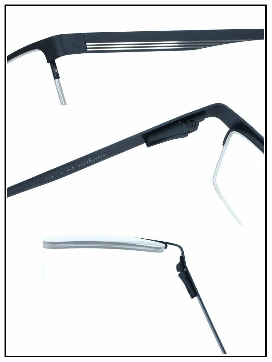 Готовые очки для зрения Glodiatr, мужские, с диоптриями +3.0, черный