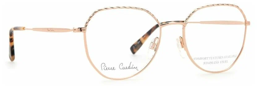 Женская оправа для очков Pierre Cardin P.C. 8869 3YG, цвет: золотой, панто, металл