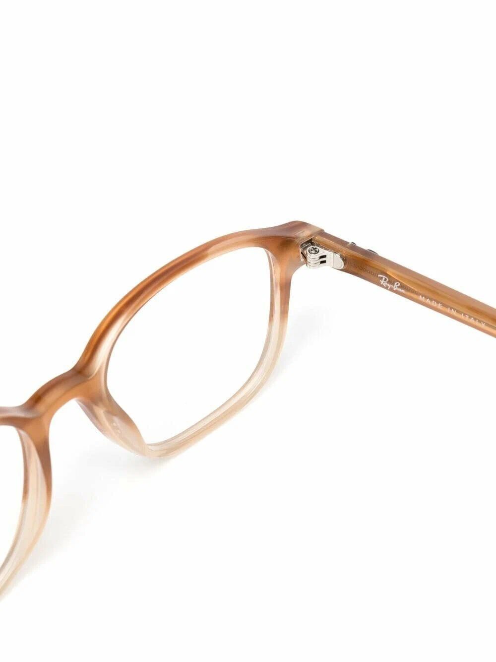 Ray-Ban - очки в прямоугольной оправе - Унисекс - 49 - Оранжевый