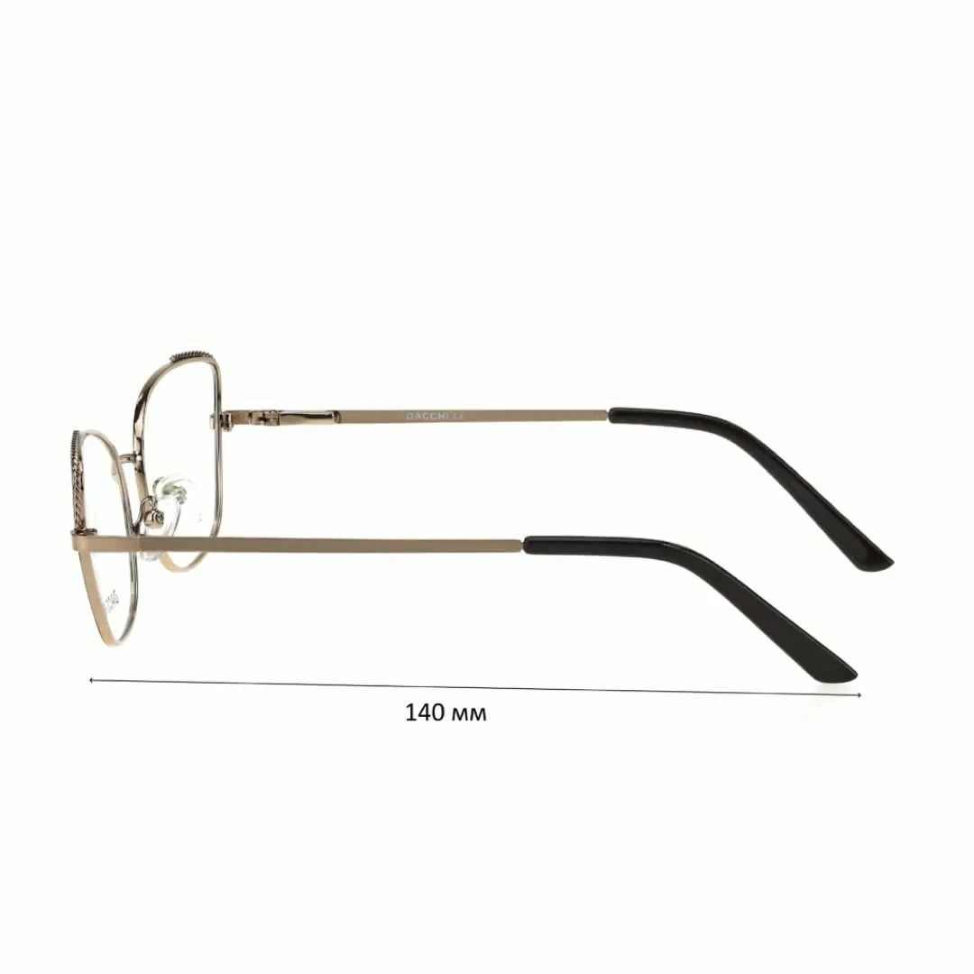 Готовые очки для зрения с футляром-змейка DACCHI мод. 33020 Цвет 4 с линзами ECOPLUS 1.50 UC -3.00 РЦ 64-66