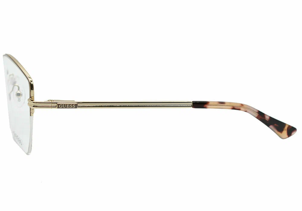 Женская оправа для очков Guess GU 2939 057, цвет: бежевый, прямоугольные, металл