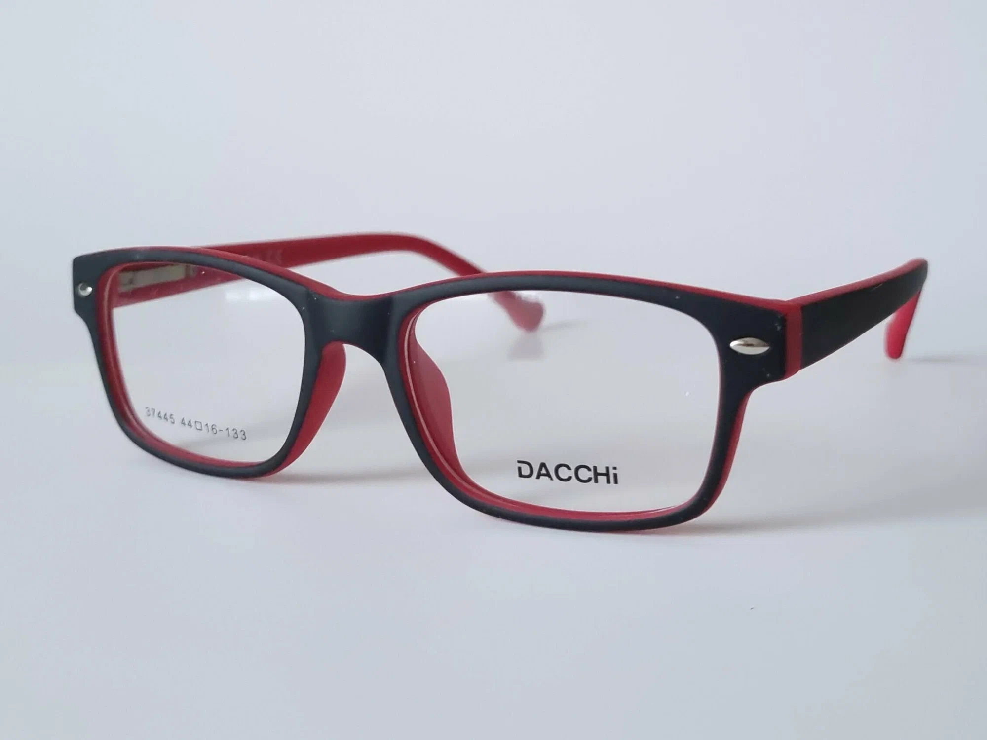 Оправа детская (5+ лет) для очков с флексами Dacchi 37445-C2, цвет черно-бордовый