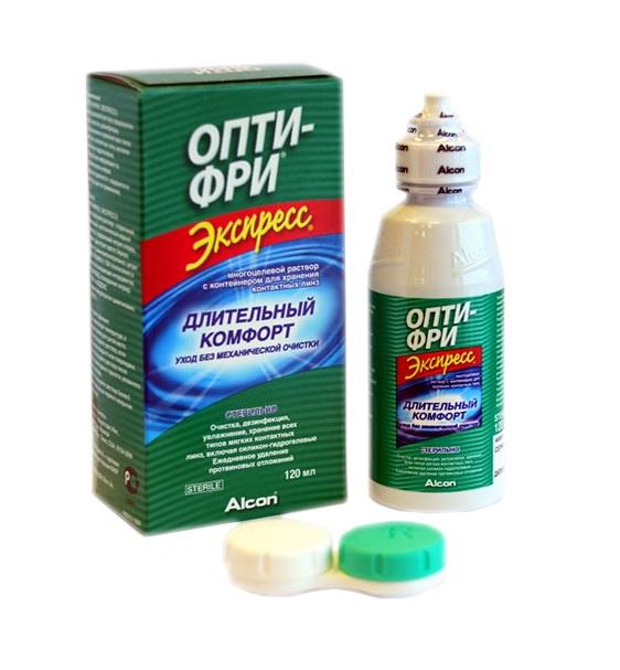 Раствор Опти-Фри Экспресс с контейнером, 355 мл