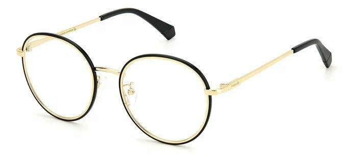 Женская оправа для очков Polaroid PLD D438/G 2M2, цвет: золотой, круглые, металл