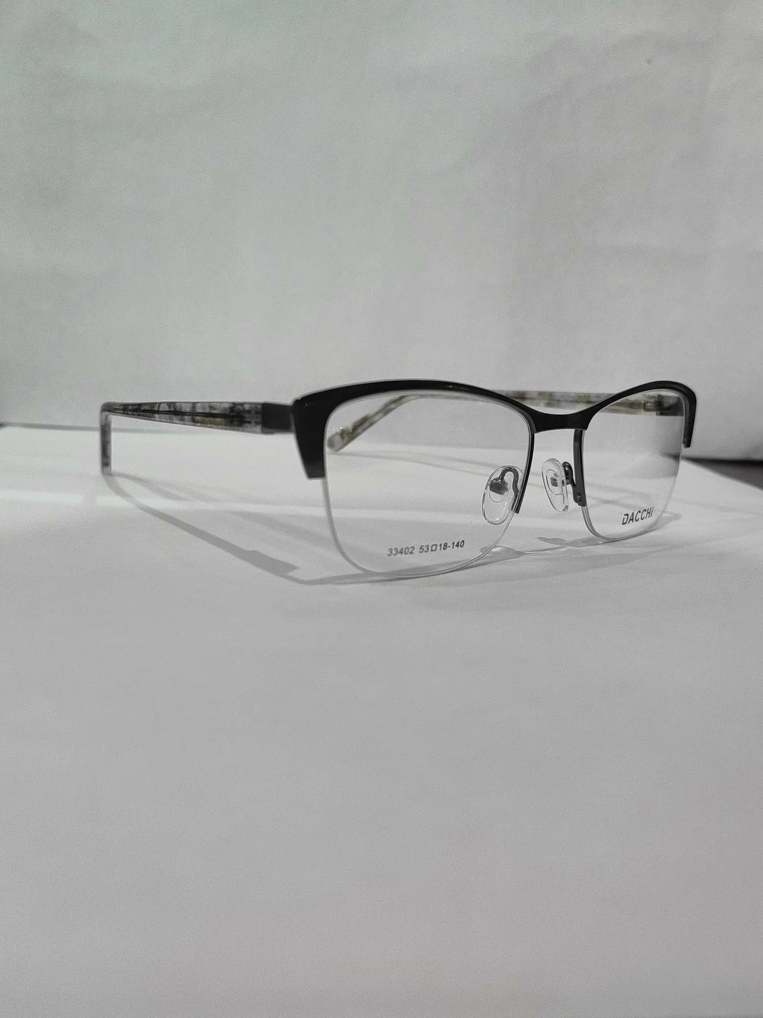 Оправа для очков женская полуободковая Dacchi