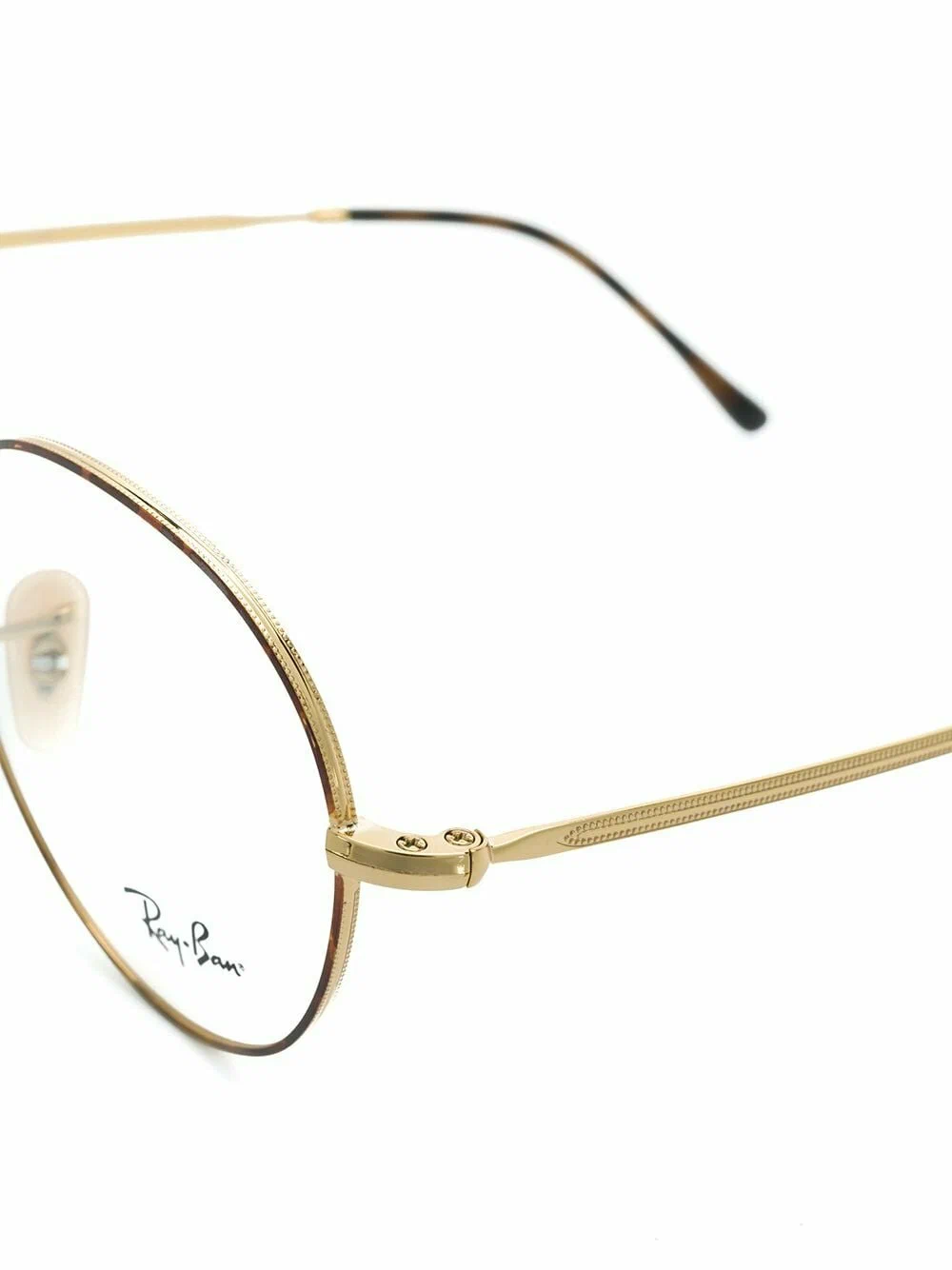 Ray-Ban - очки в круглой оправе - Унисекс - 49 - Золотой