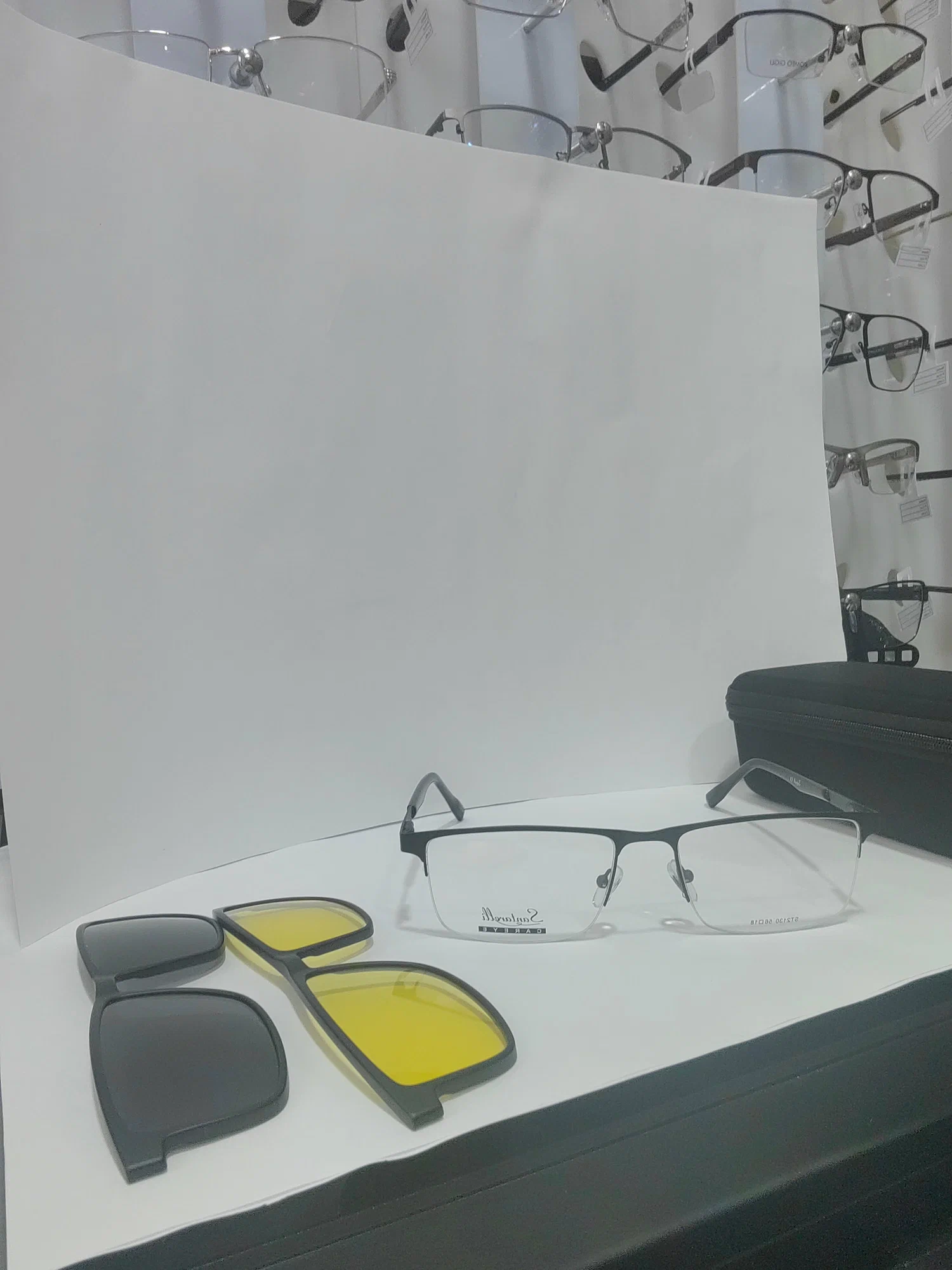 Оправа с магнитными насадками для очков Santarelli st2130c6