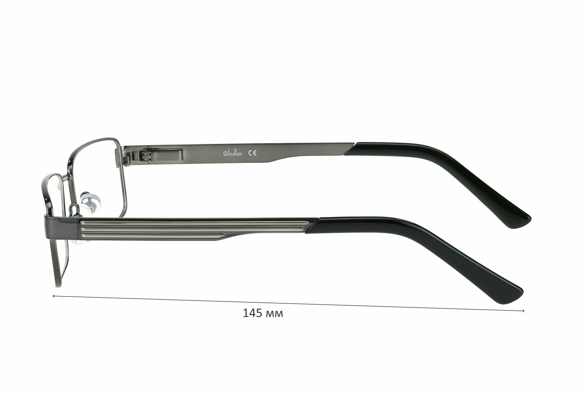 Готовые очки для зрения с футляром на магните GLODIATR мод. 1953 Цвет 3 с линзами ECOPLUS 1.56 HMC -1.50 РЦ 60-62