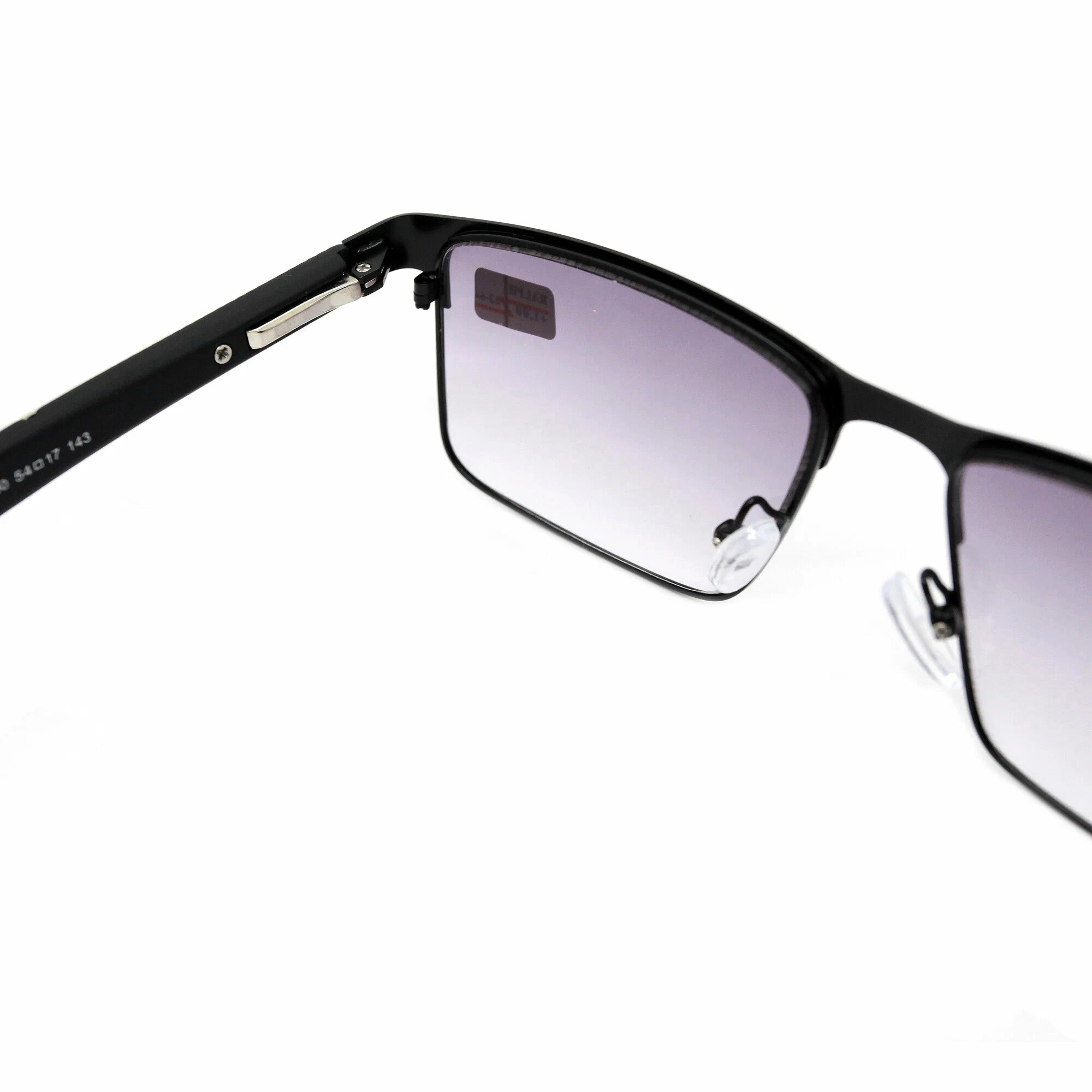 Готовые очки для дали тонированные мужские (-6.00) Glodiatr 0657 С1, цвет черный, тонировка, РЦ 62-64