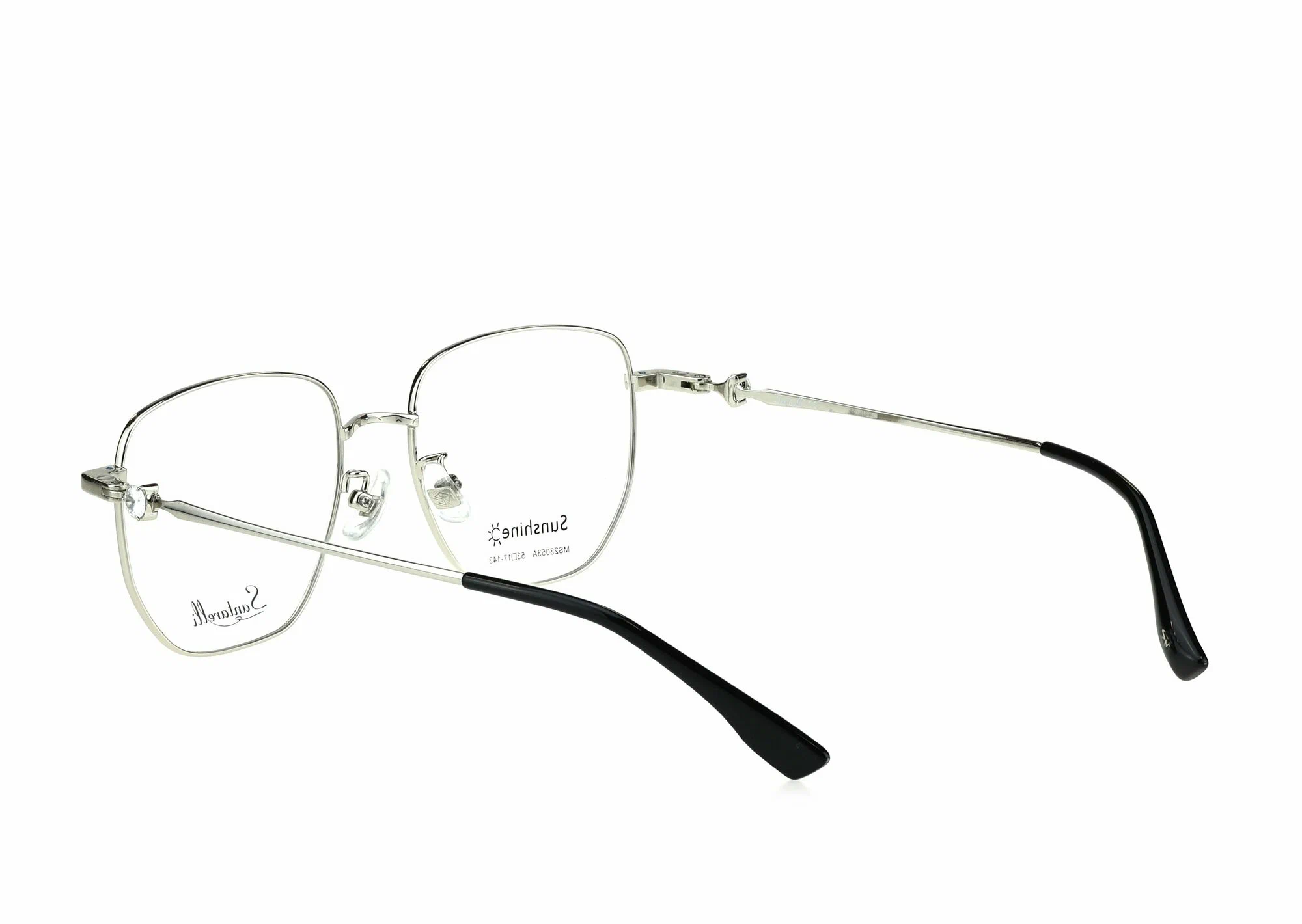 Готовые очки для зрения с насадкой и футляром на магните SANTARELLI мод. 23053 Цвет 4 с линзами ECOPLUS 1.56 HMC -2.25 РЦ 64-66