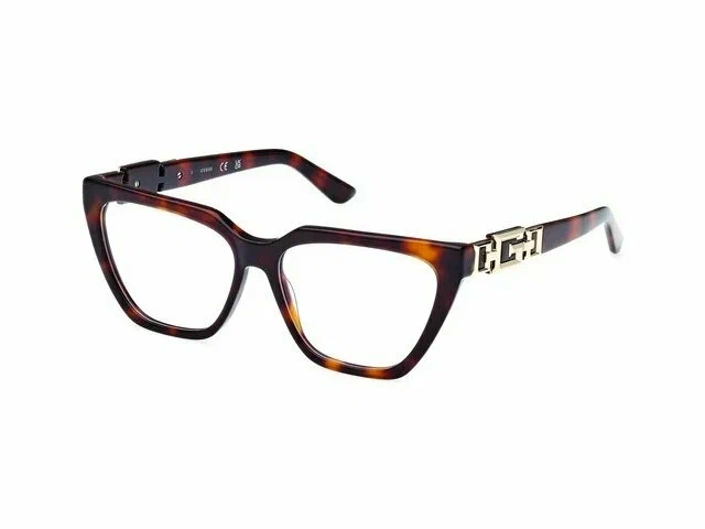 Женская оправа для очков Guess GU 2985 052, цвет: коричневый, бабочка, пластик