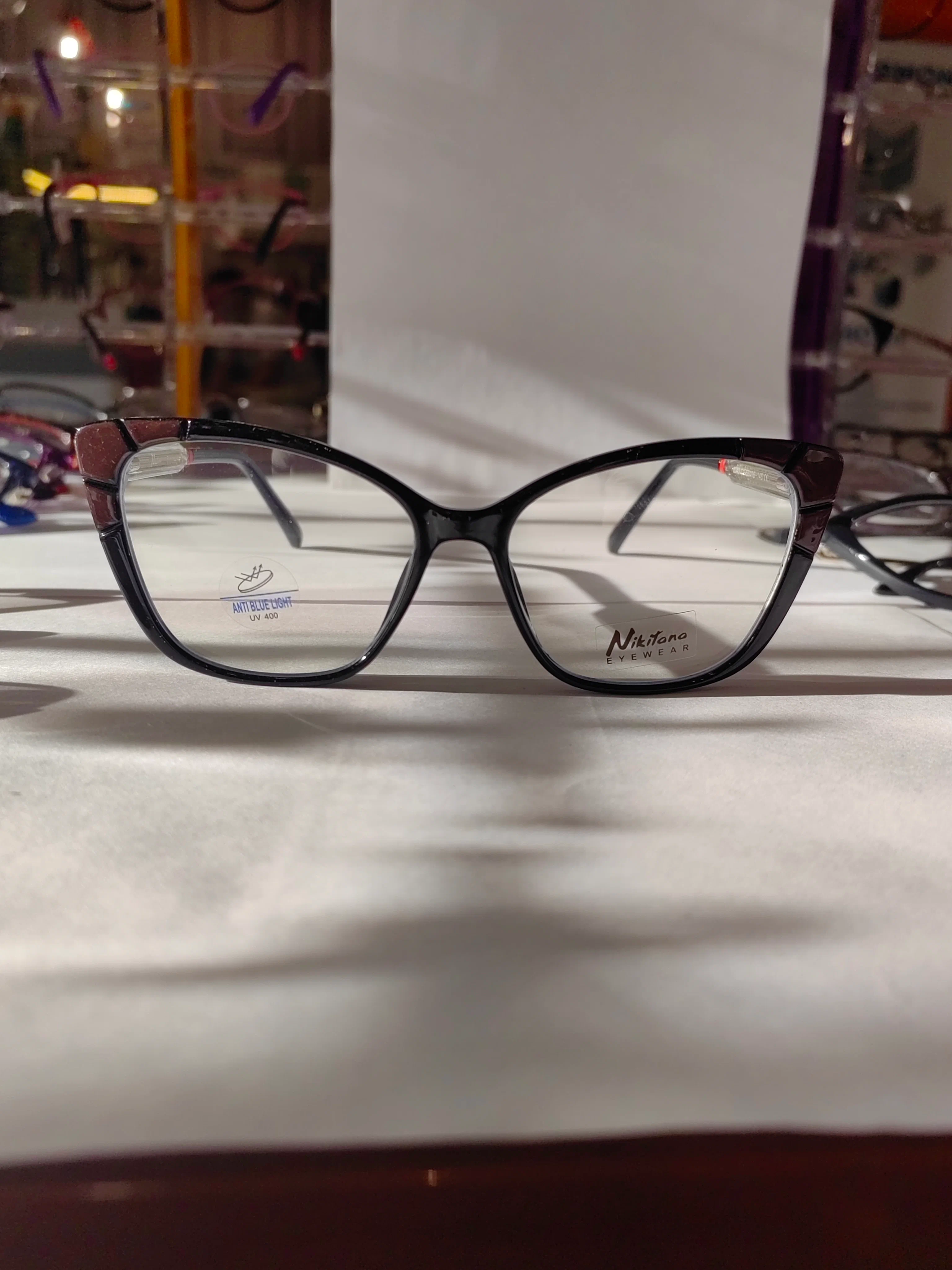 Оправа для очков Nikitana чёрный цвет, кошачье форма