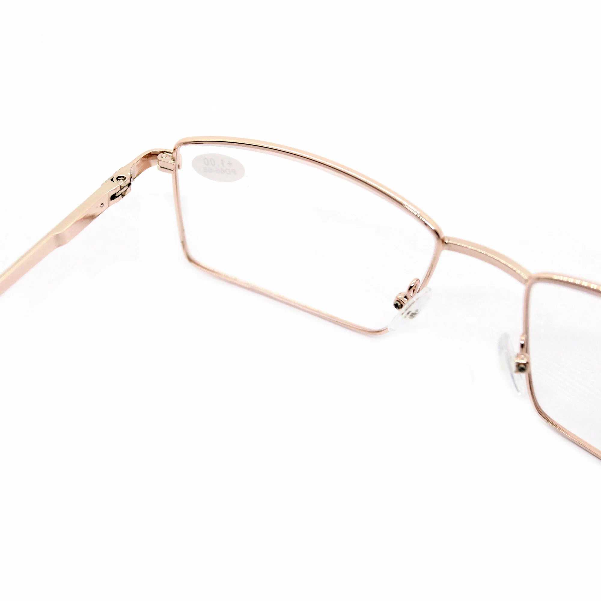 Очки корригирующие мужские-женские 66-68 (+1.25) MOCT 182 M1, без футляра, цвет золотой, линзы пластик, РЦ 66-68