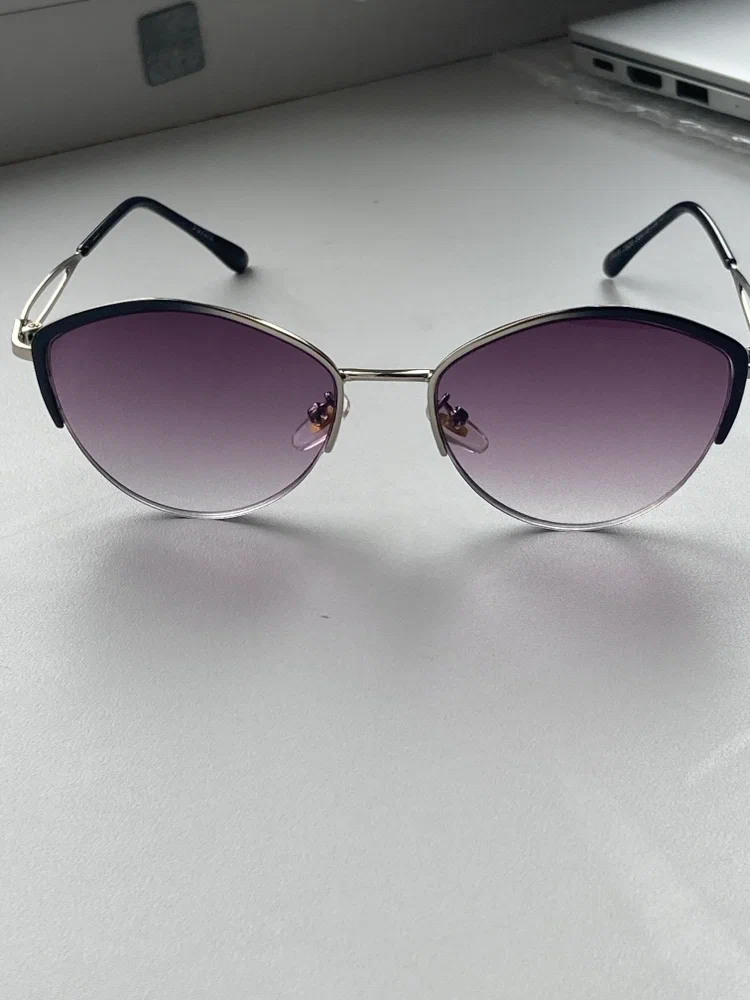 Готовые очки корригирующие/тонированные, солнцезащитные/РЦ 58-60/для чтения/женские/оптика/ MOCT, диоптрии +2