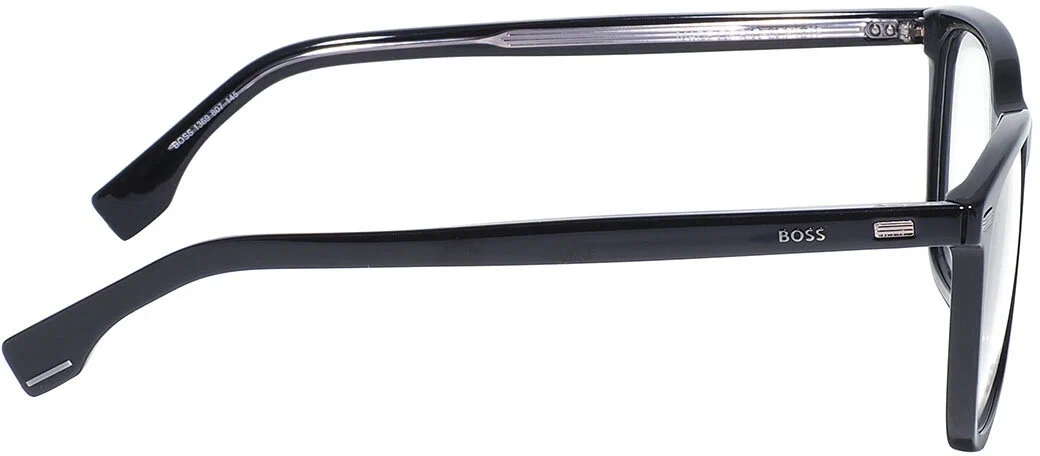 Мужская оправа для очков Hugo Boss BOSS 1369 807, цвет: черный, прямоугольные, пластик