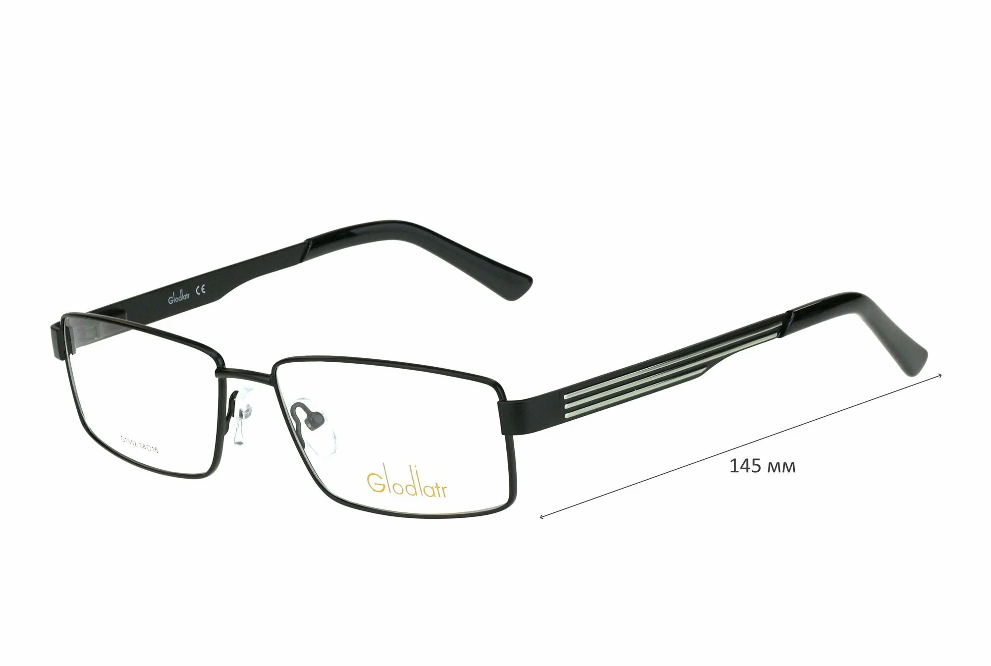 Готовые очки для зрения с футляром на магните GLODIATR мод. 1952 Цвет 6 с линзами ECOPLUS 1.56 HMC -1.50 РЦ 68-70