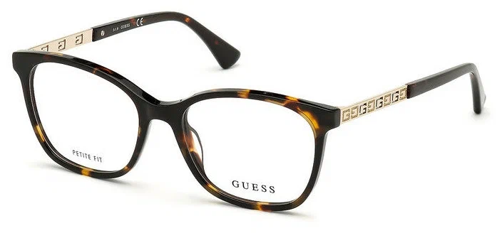 Женская оправа для очков Guess GU 2743 052, цвет: коричневый, овальные, пластик