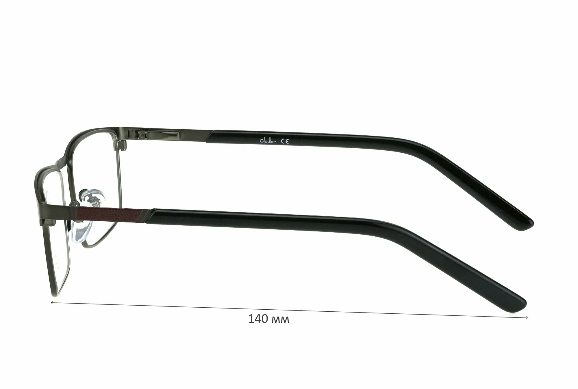 Готовые очки для зрения с футляром на магните GLODIATR мод. 2019 Цвет 3 с линзами ECOPLUS 1.56 HMC -8.00 РЦ 64-66