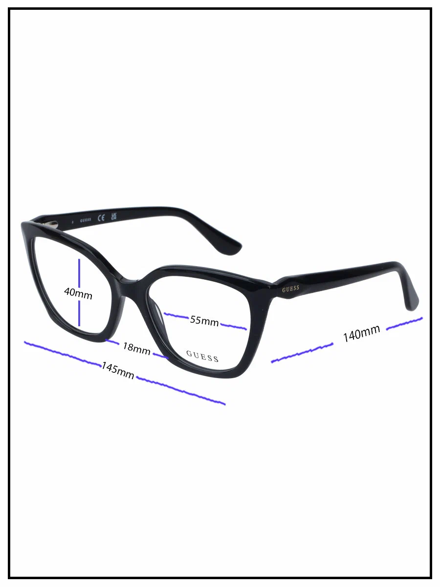 Оправа для очков женская GUESS 2965/001