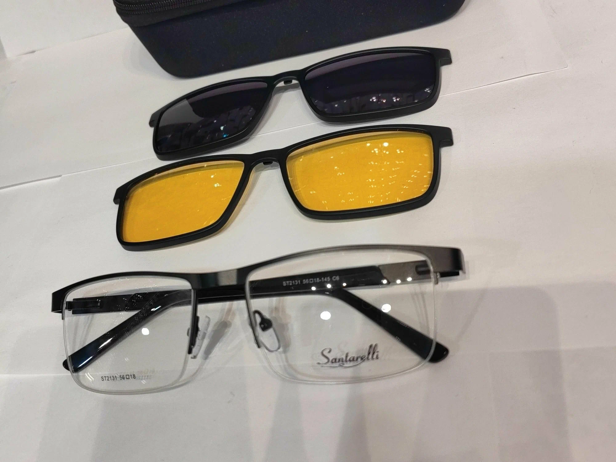 Оправа с магнитными насадками для очков Santarelli ST2131 56-18-145
