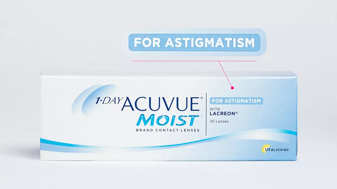 1 DAY ACUVUE MOIST for ASTIGMATISM (30 линз)