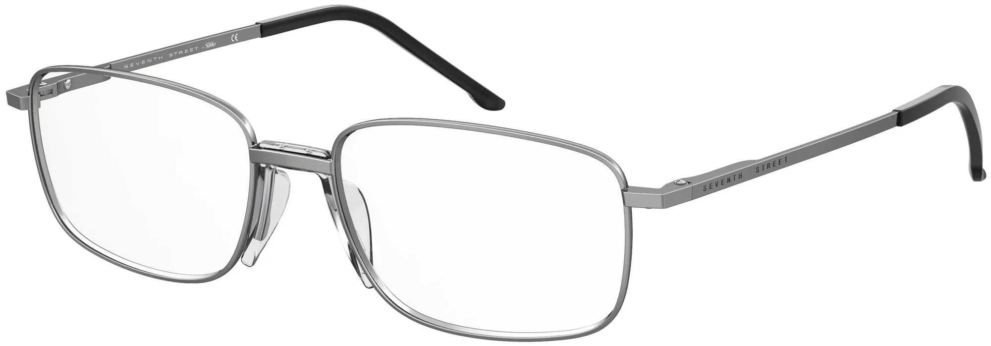 Медицинская оправа 7TH Street 7A 081 RUTHENIUM, серебристый