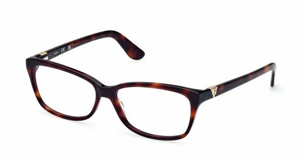 Женская оправа для очков Guess GU 2948-N 052, цвет: коричневый, прямоугольные, пластик